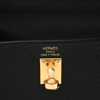 Hermes Togo Kelly Retourne 25 Black 6 of 11