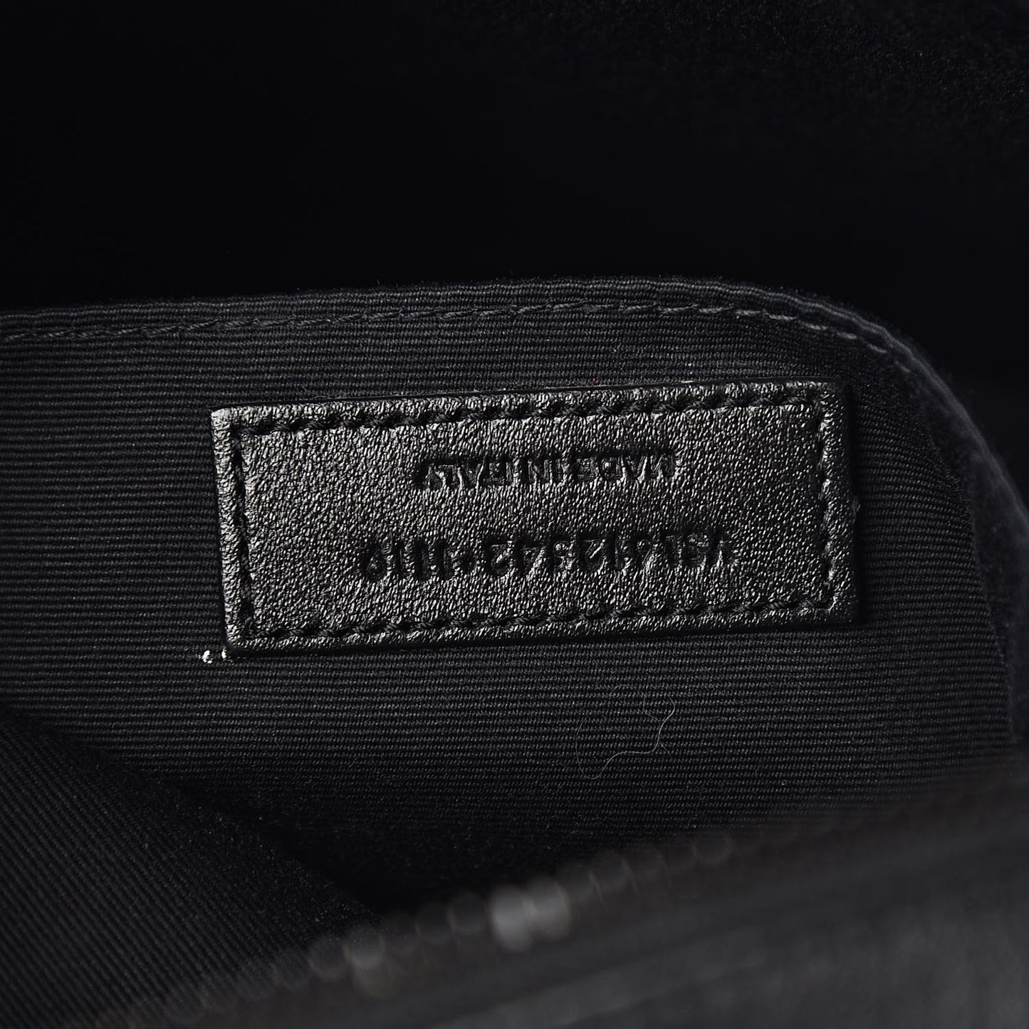 Lambskin Monogram Lou Camera Bag Black