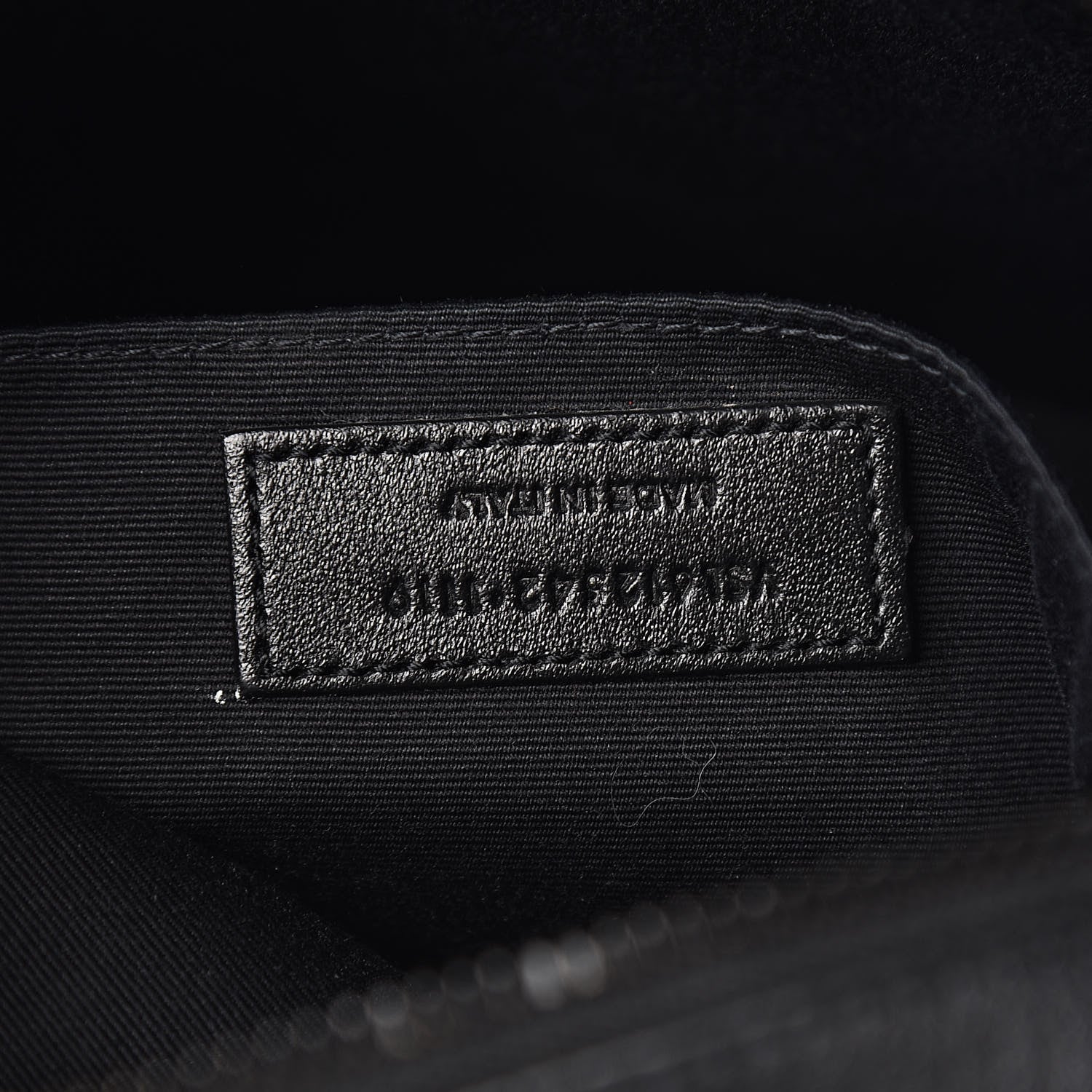 Saint Laurent Lambskin Monogram Lou Camera Bag Black 7 of 10