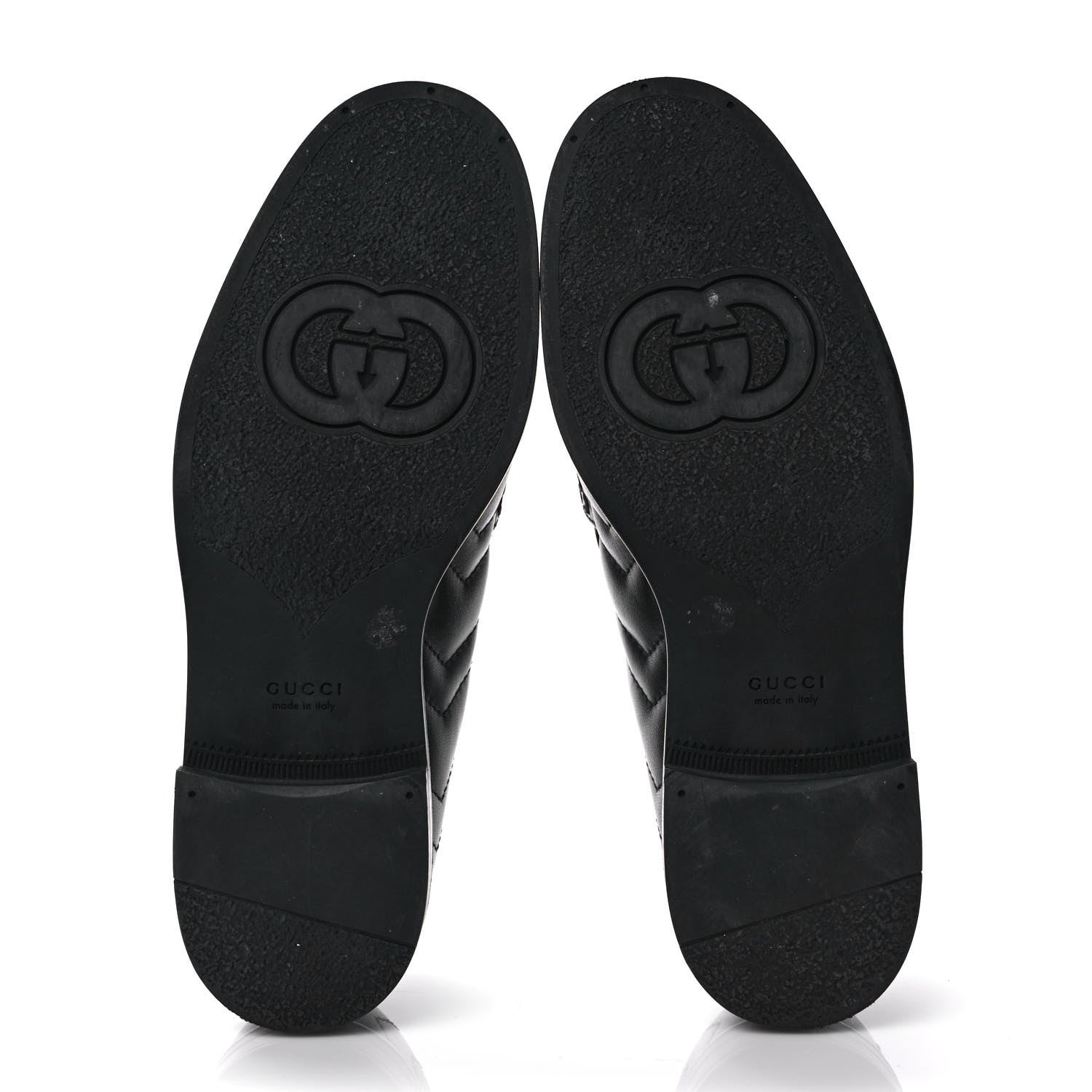Gucci Nappa Matelasse Double G Marmont Loafers 37.5 Black 5 of 9