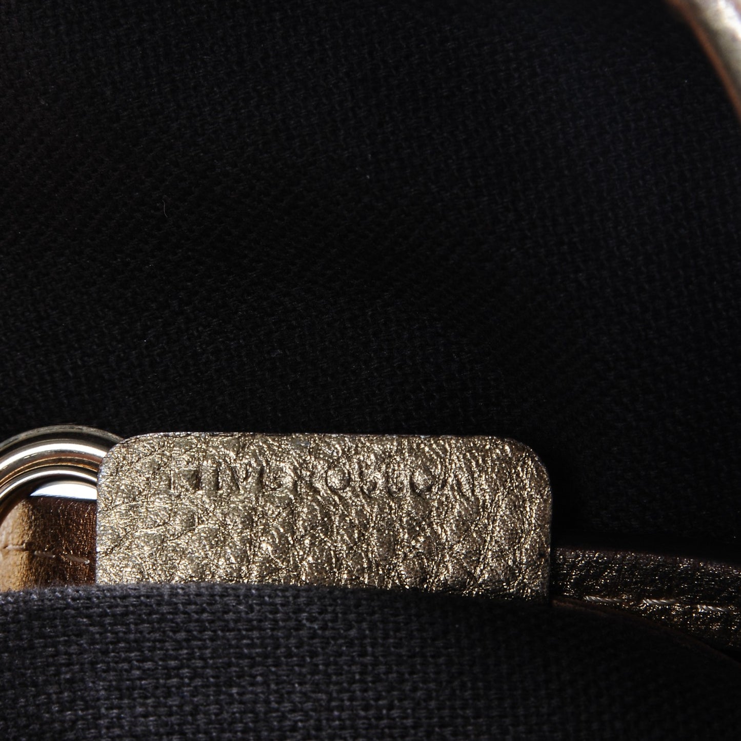 Haymarket Check Drawstring Claudia Bag Gold