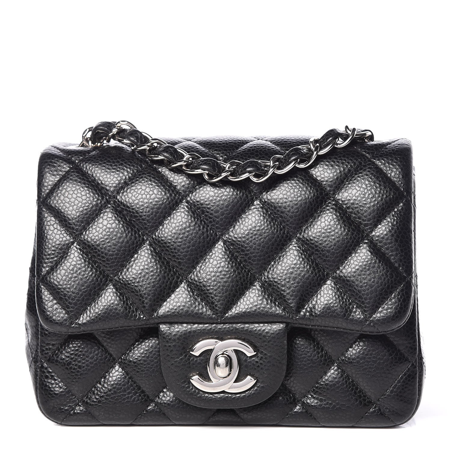 Chanel Caviar Quilted Mini Square Flap Black 1 of 16