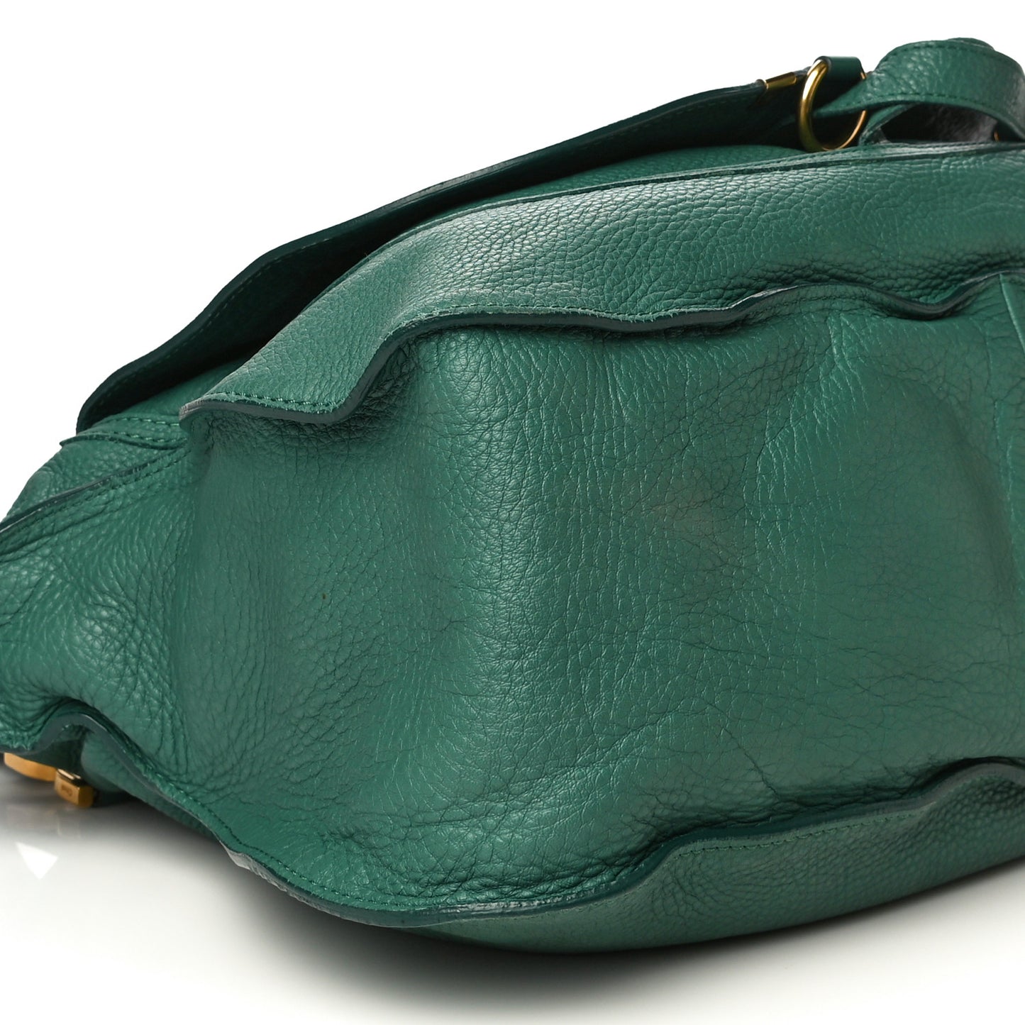 Calfskin Large Marcie Satchel Emerald