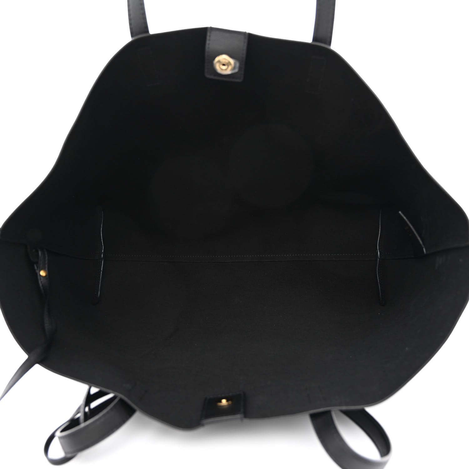 Saint Laurent Calfskin Large Shopping Tote Black 6 of 12