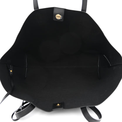 Saint Laurent Calfskin Large Shopping Tote Black 6 of 12