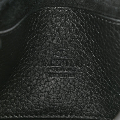Valentino Garavani Pebbled Calfskin Medium Rockstud Flip Lock Crossbody Bag Black 6 of 7