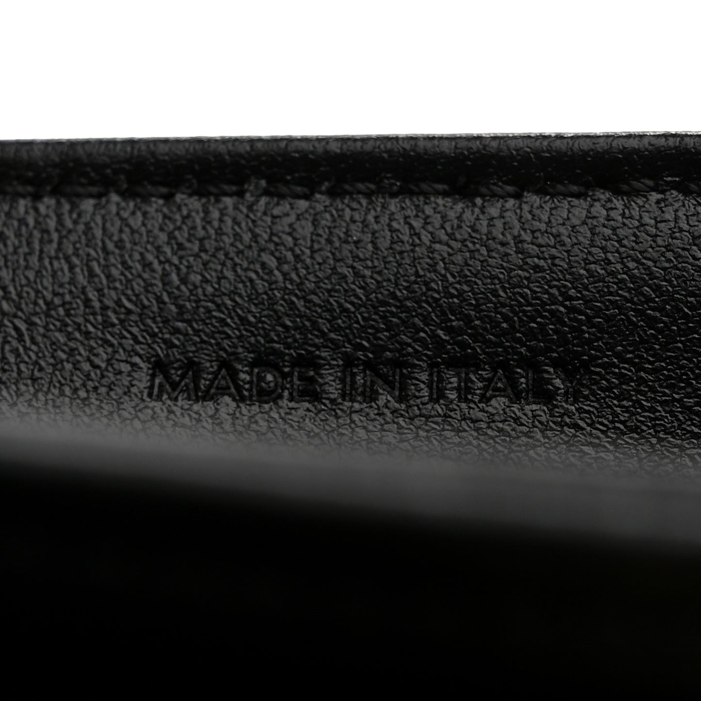 Shiny Calfskin Medium Triomphe Black