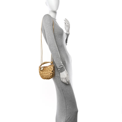 Bottega Veneta Mirror Laminated Nappa Intrecciato Mini Sardine Bag Gold 2 of 9