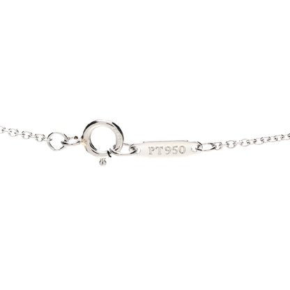 Tiffany Platinum Diamond Small Paper Flowers Pendant Necklace 5 of 5
