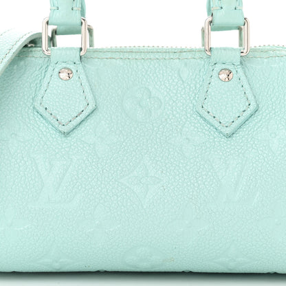 Louis Vuitton Empreinte Monogram Nano Speedy Pearly Lagoon Turquoise 7 of 11