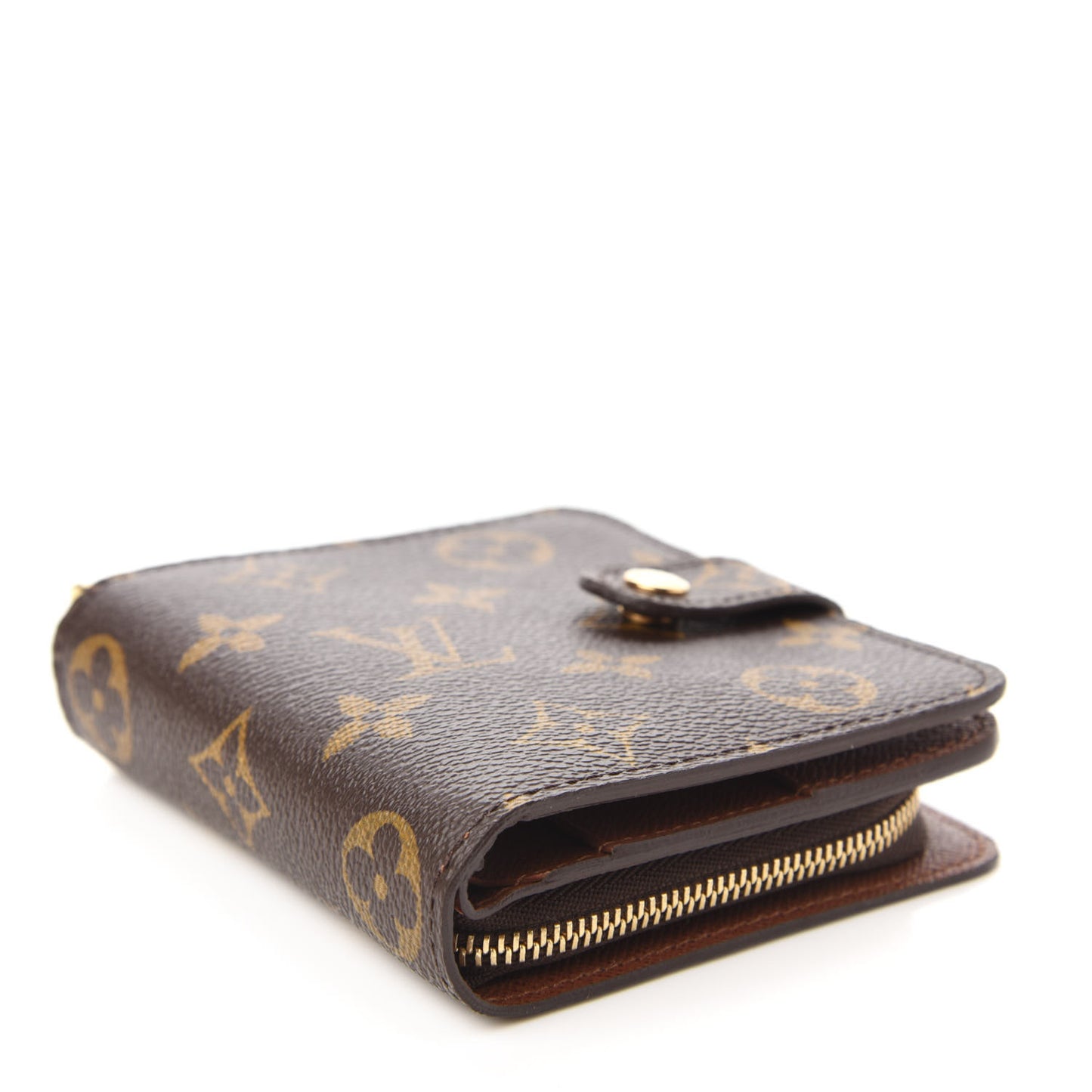 Monogram Compact Zippe Zipped Wallet