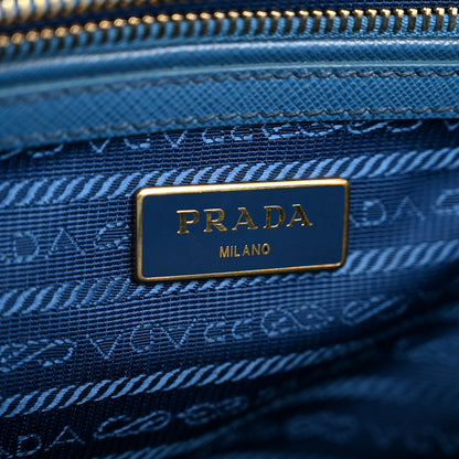 Prada Saffiano Lux Small Galleria Double Zip Tote Cobalto 6 of 13