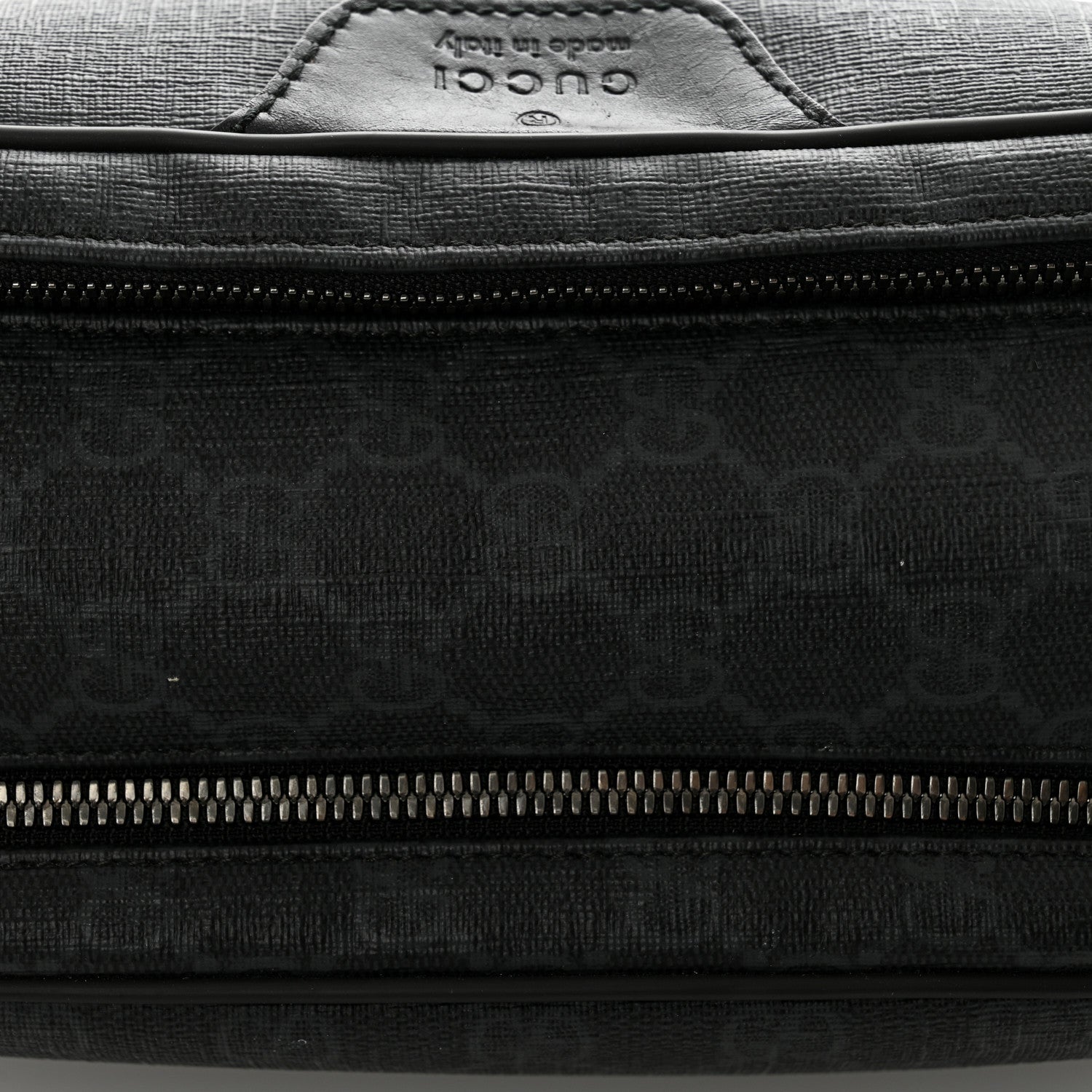 Gucci GG Supreme Monogram Toiletry Case Black Grey 13 of 13