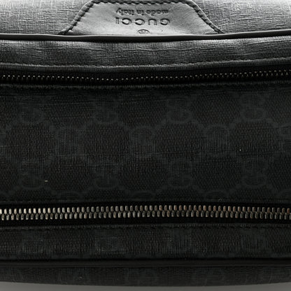 Gucci GG Supreme Monogram Toiletry Case Black Grey 13 of 13