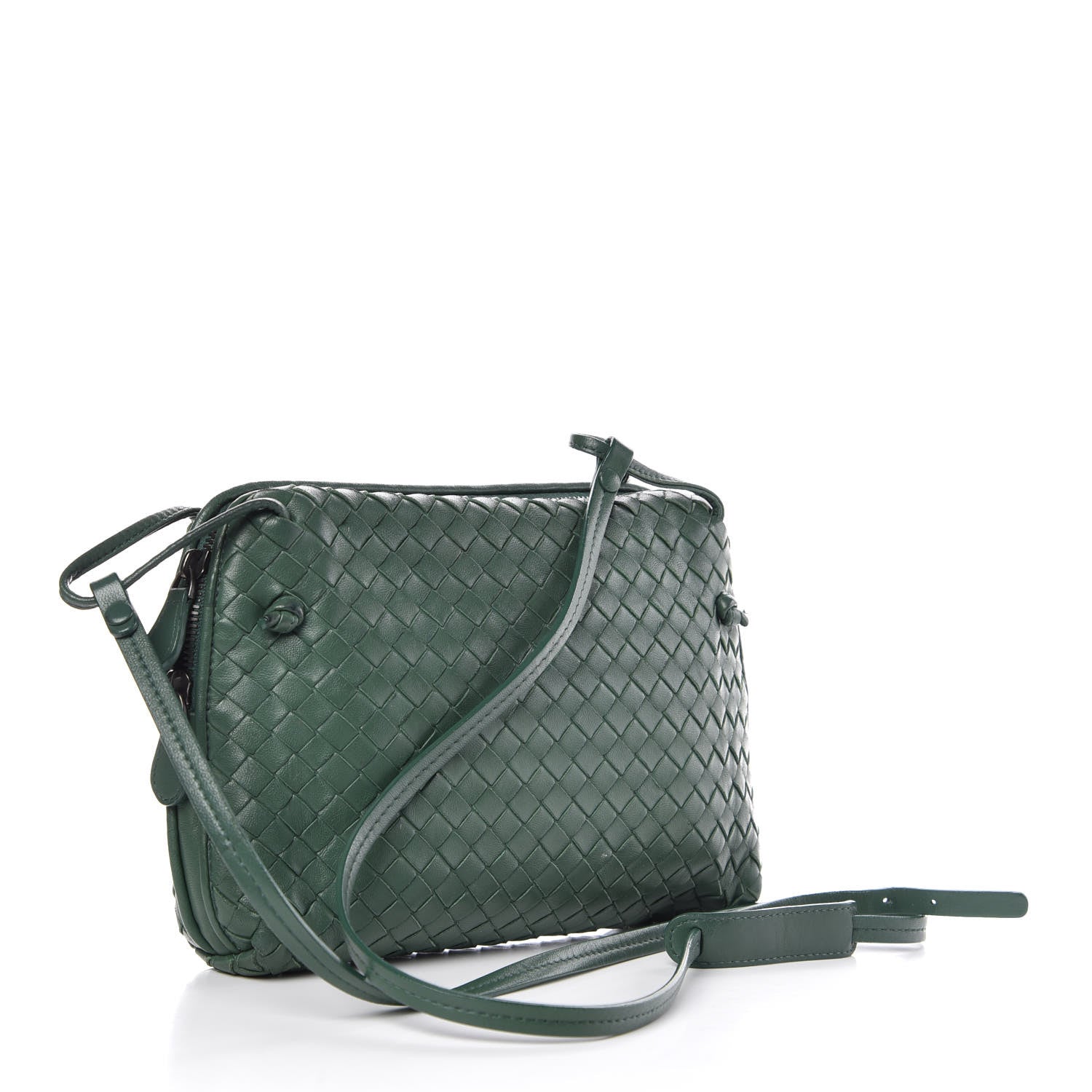 Bottega Veneta Nappa Intrecciato Pillow Crossbody Green 4 of 14