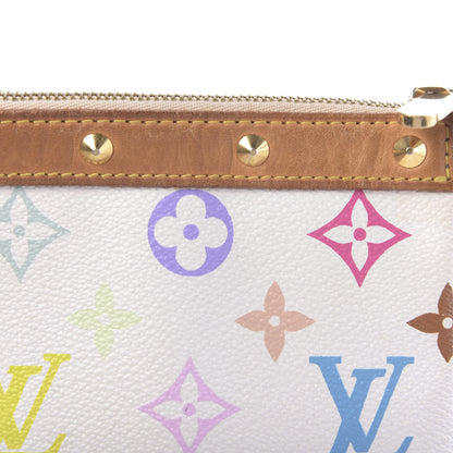Louis Vuitton Monogram Multicolor Pochette Accessories White 13 of 14