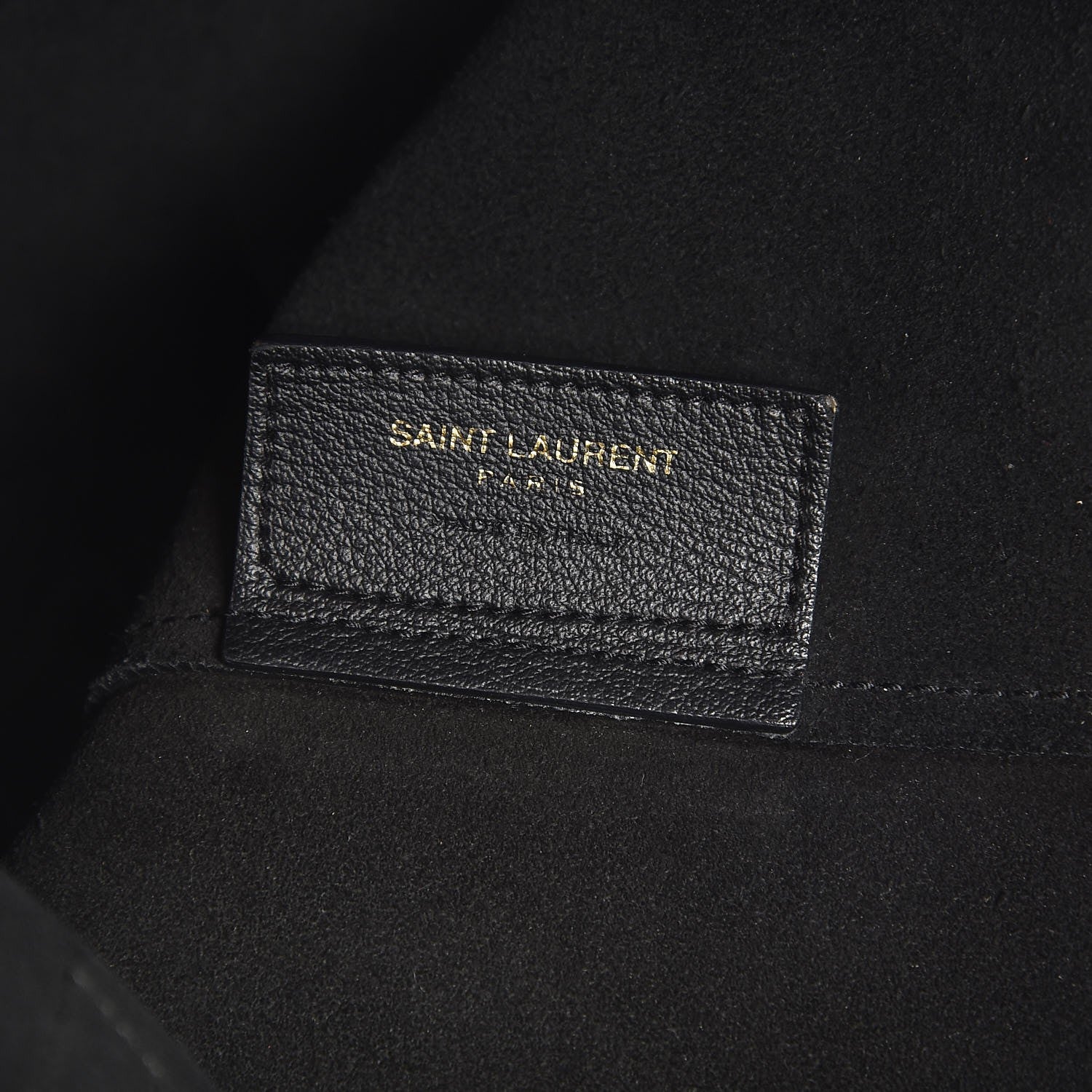 Saint Laurent Calfskin Large Shopping Tote Black 7 of 12
