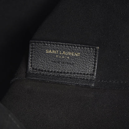 Saint Laurent Calfskin Large Shopping Tote Black 7 of 12