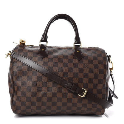 Louis Vuitton Damier Ebene Speedy Bandouliere 30 1 of 15