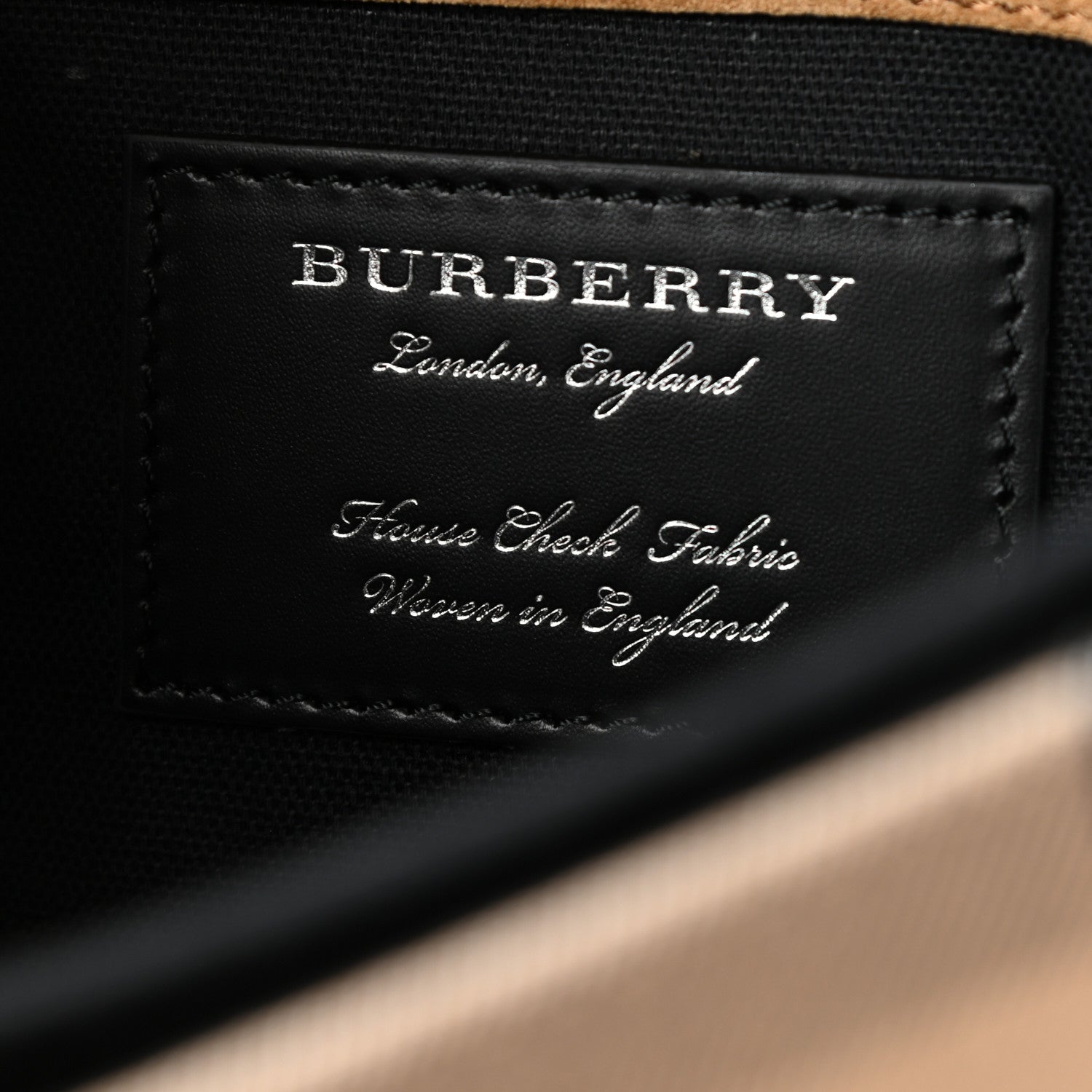 Burberry Derby Calfskin House Check Small Macken Crossbody Bag Dark Bottle Green 6 of 10