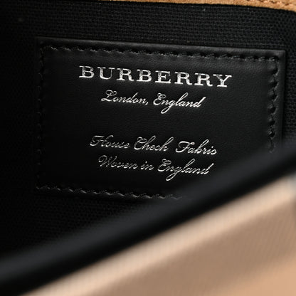 Burberry Derby Calfskin House Check Small Macken Crossbody Bag Dark Bottle Green 6 of 10