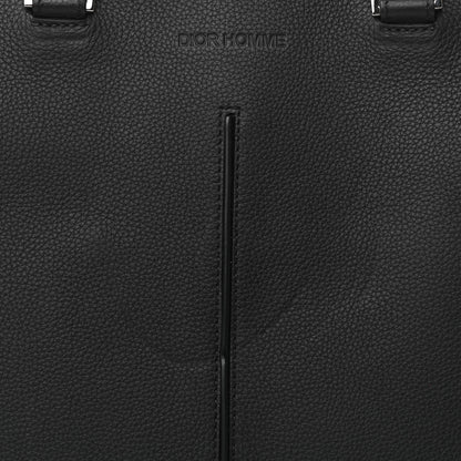 Christian Dior HOMME Calfskin Zip Around Briefcase Black 7 of 11