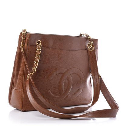 Chanel Caviar Flap Shoulder Bag Brown 3 of 11