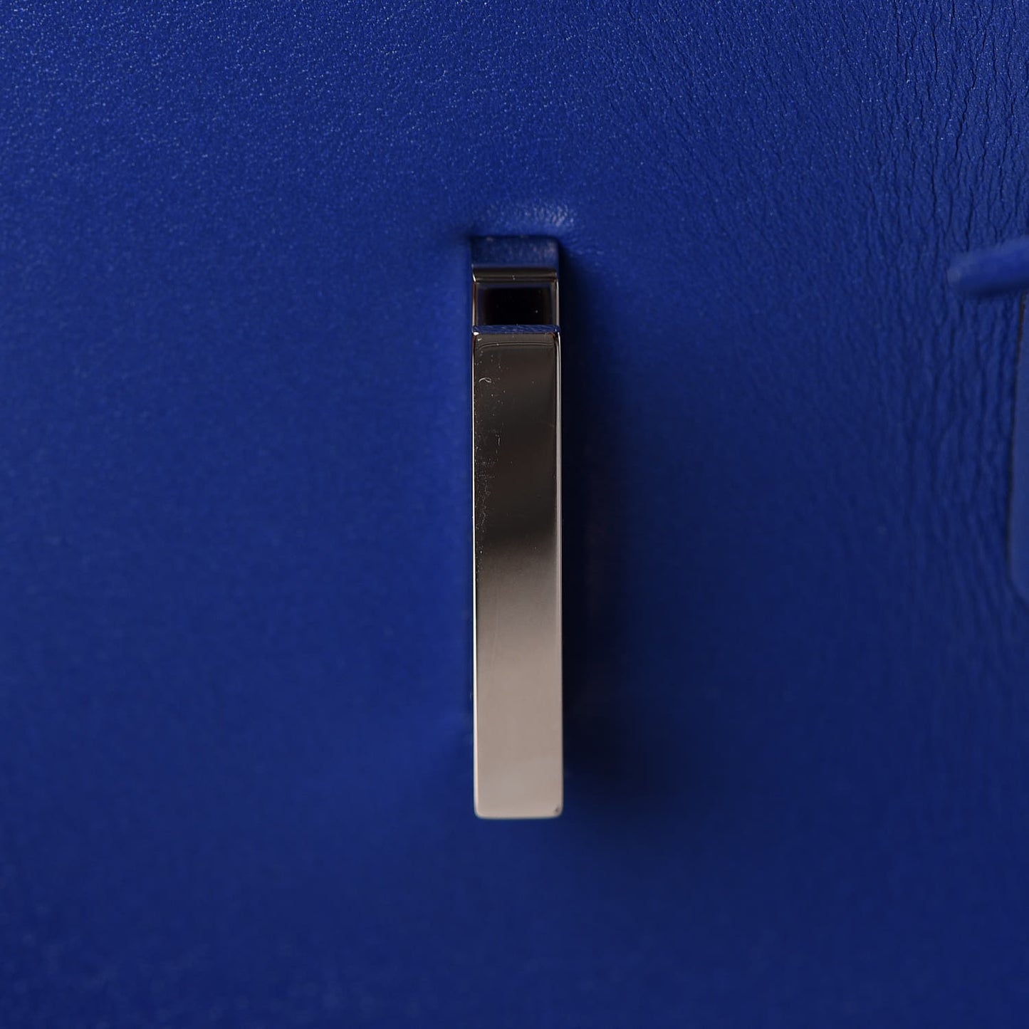 Tadelakt Birkin 30 Bleu Electrique