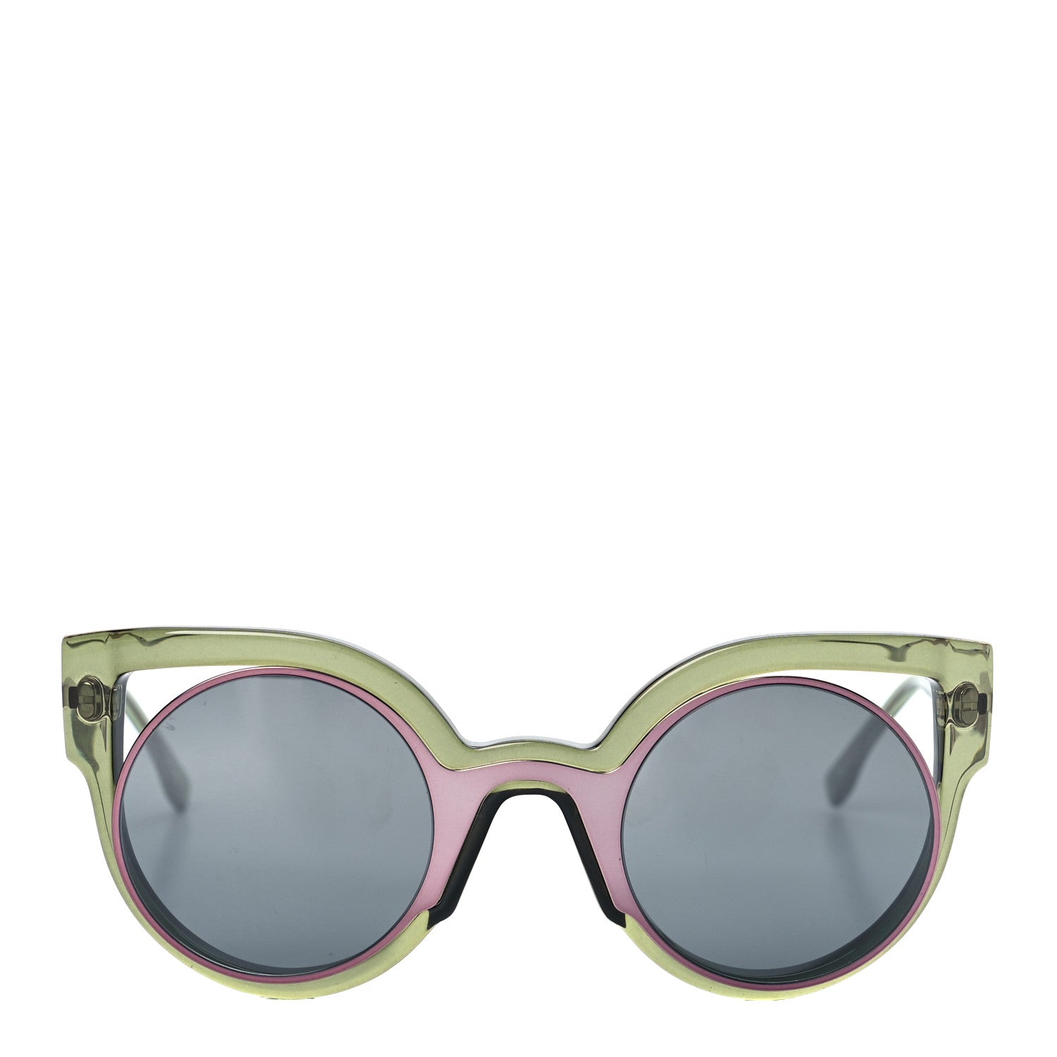 Fendi Paradeyes Sunglasses FF 0137/S Green Pink 4 of 6