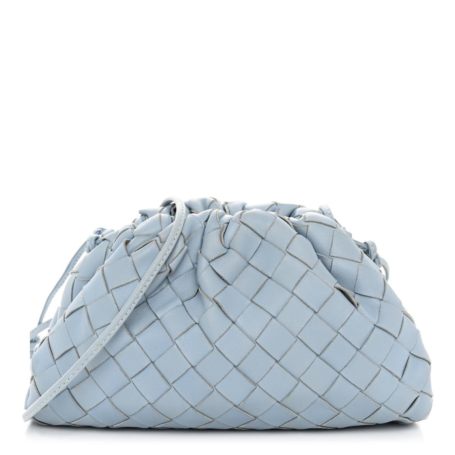 Bottega Veneta Nappa Intrecciato The Mini Pouch Ice 1 of 9