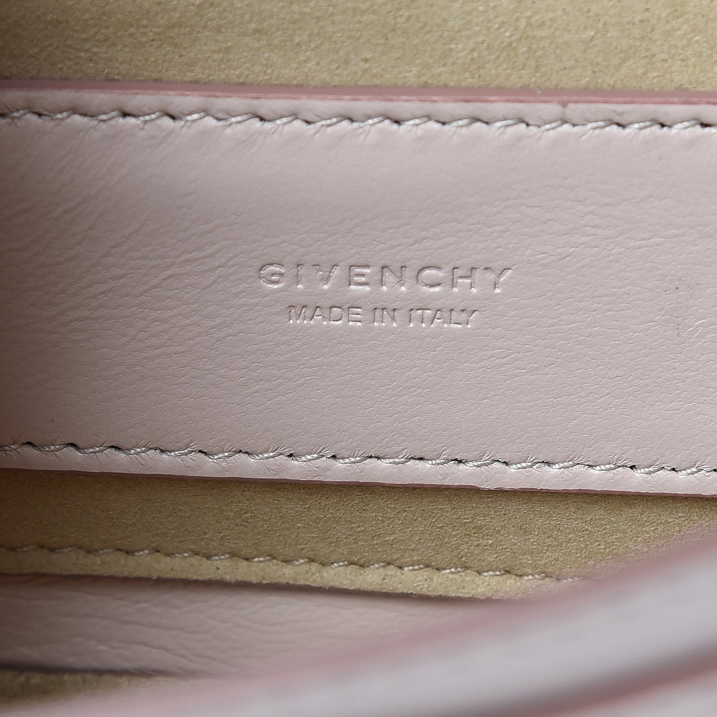 Goatskin Quilted GV3 Mini Pocket Convertible Bag Pale Pink