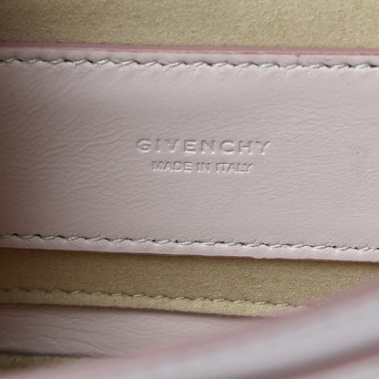 Givenchy Goatskin Quilted GV3 Mini Pocket Convertible Bag Pale Pink 6 of 7