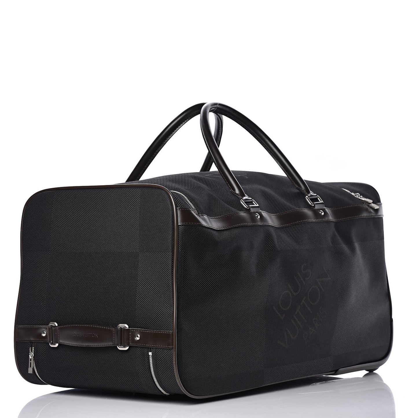 Damier Geant Eole 60 Rolling Luggage Black