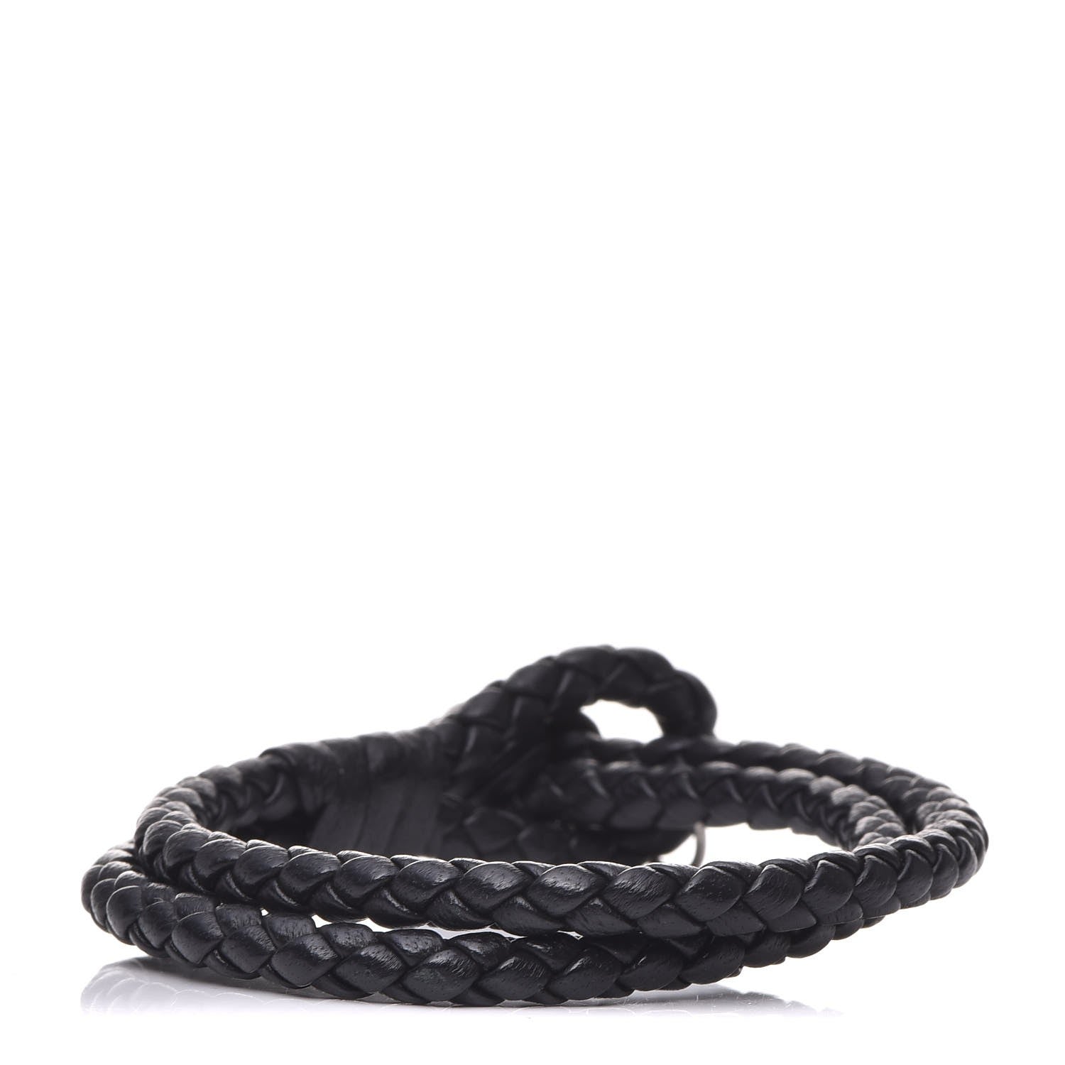 Bottega Veneta Nappa Intrecciato Bracelet Black 3 of 4
