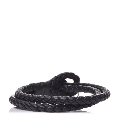 Bottega Veneta Nappa Intrecciato Bracelet Black 3 of 4