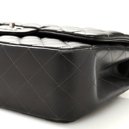 Chanel Lambskin Quilted Jumbo Double Flap Dark Grey 10 of 10