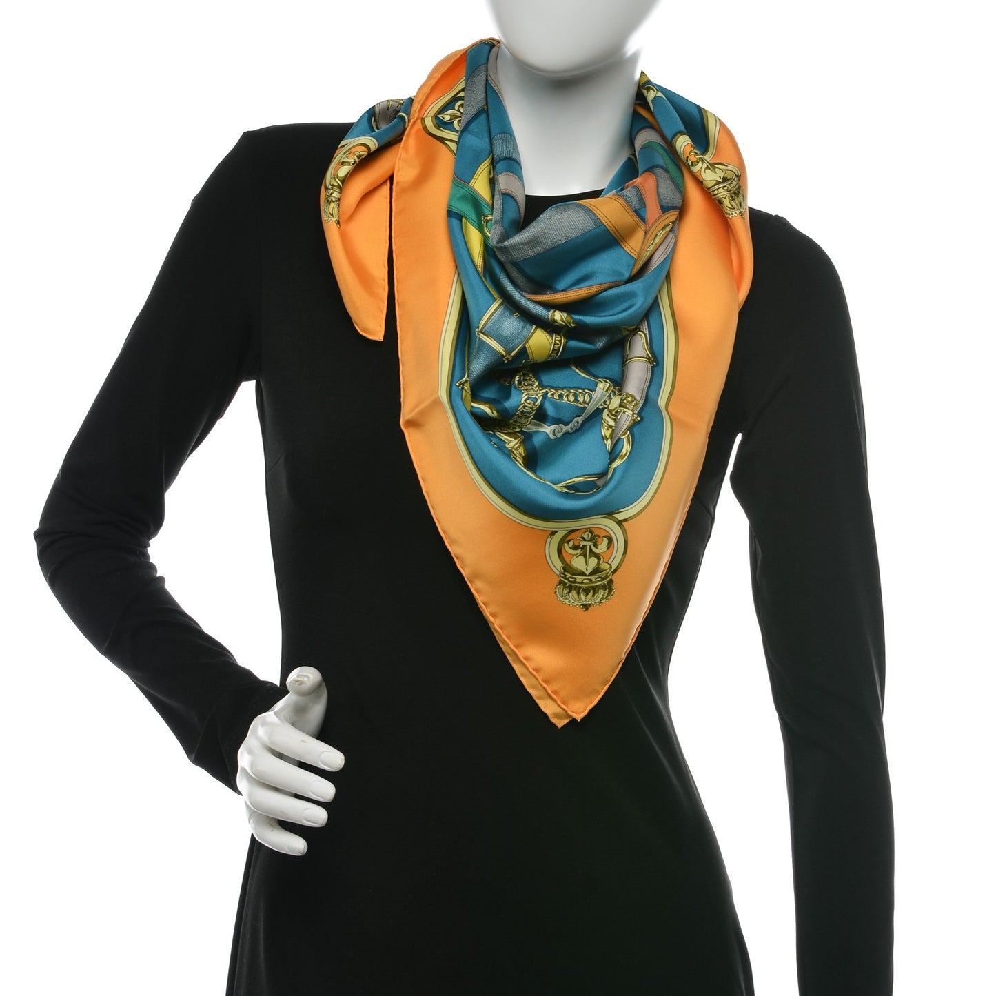 Silk Cavalcadour Scarf 90