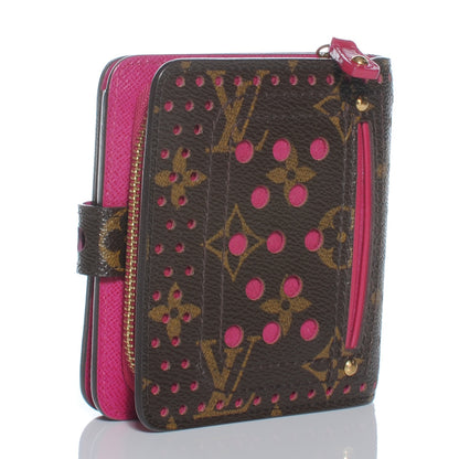 Louis Vuitton Monogram Perforated Compact Zipped Wallet Fuchsia 3 of 7