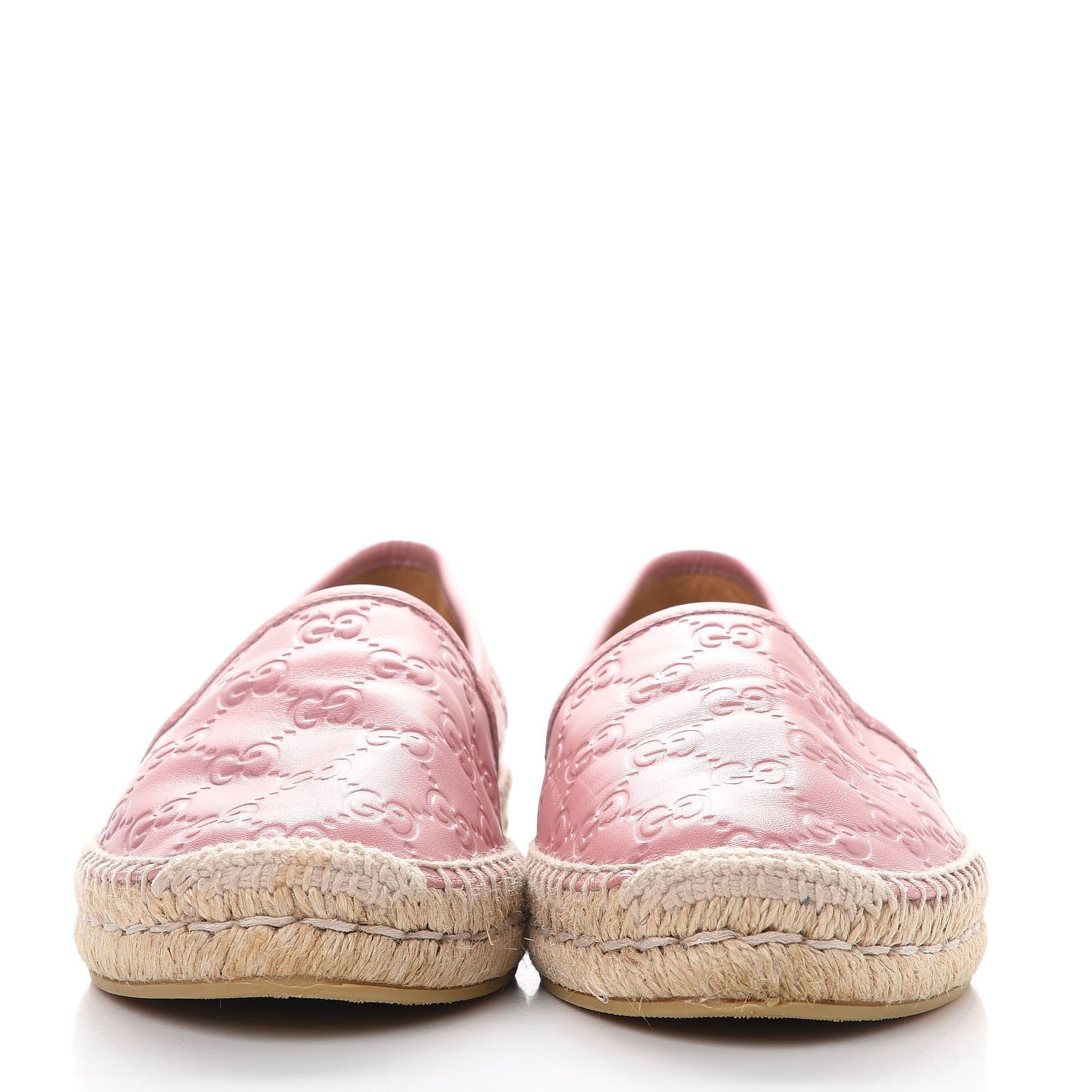 Gucci Guccissima Signature Espadrilles 41 Rose Baby Candy 2 of 13
