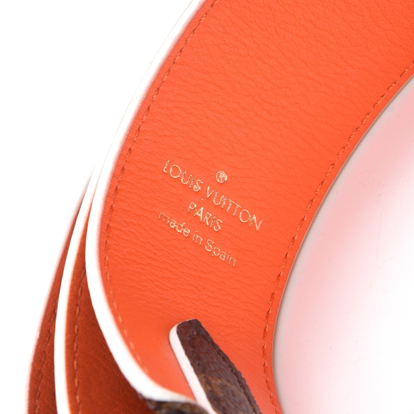 Monogram Bandouliere Shoulder Strap Orange