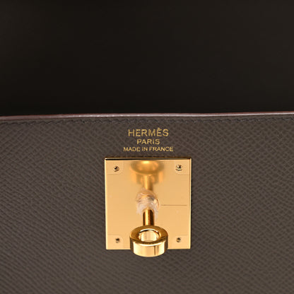 Hermes Epsom Kelly Sellier 28 Etain 6 of 11