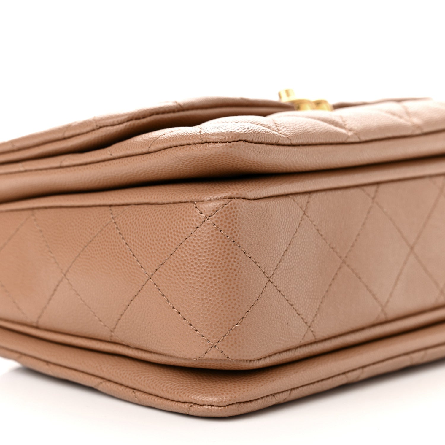 Chanel Caviar Quilted Coco First Flap Beige 9 of 11