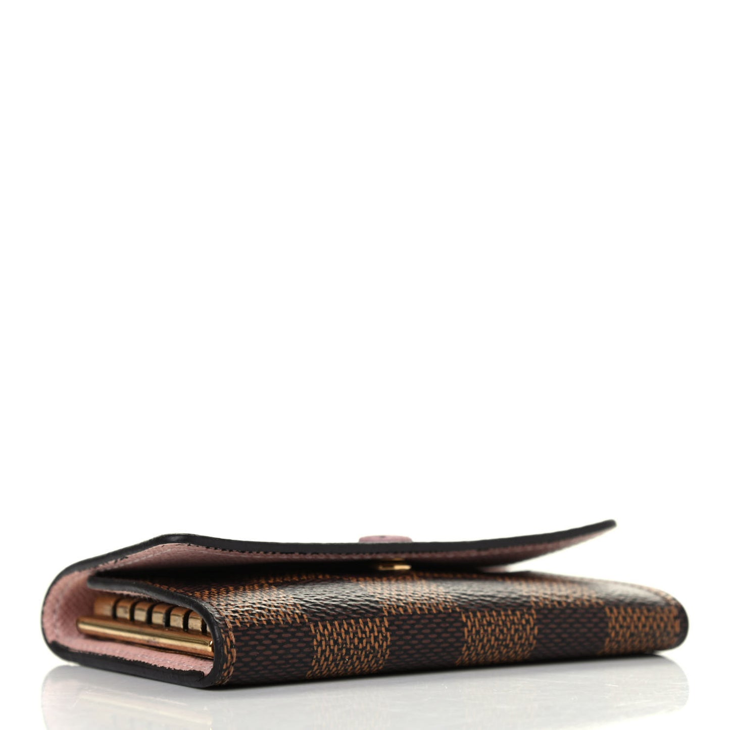 Damier Ebene Multicles 6 Key Holder Rose Ballerine