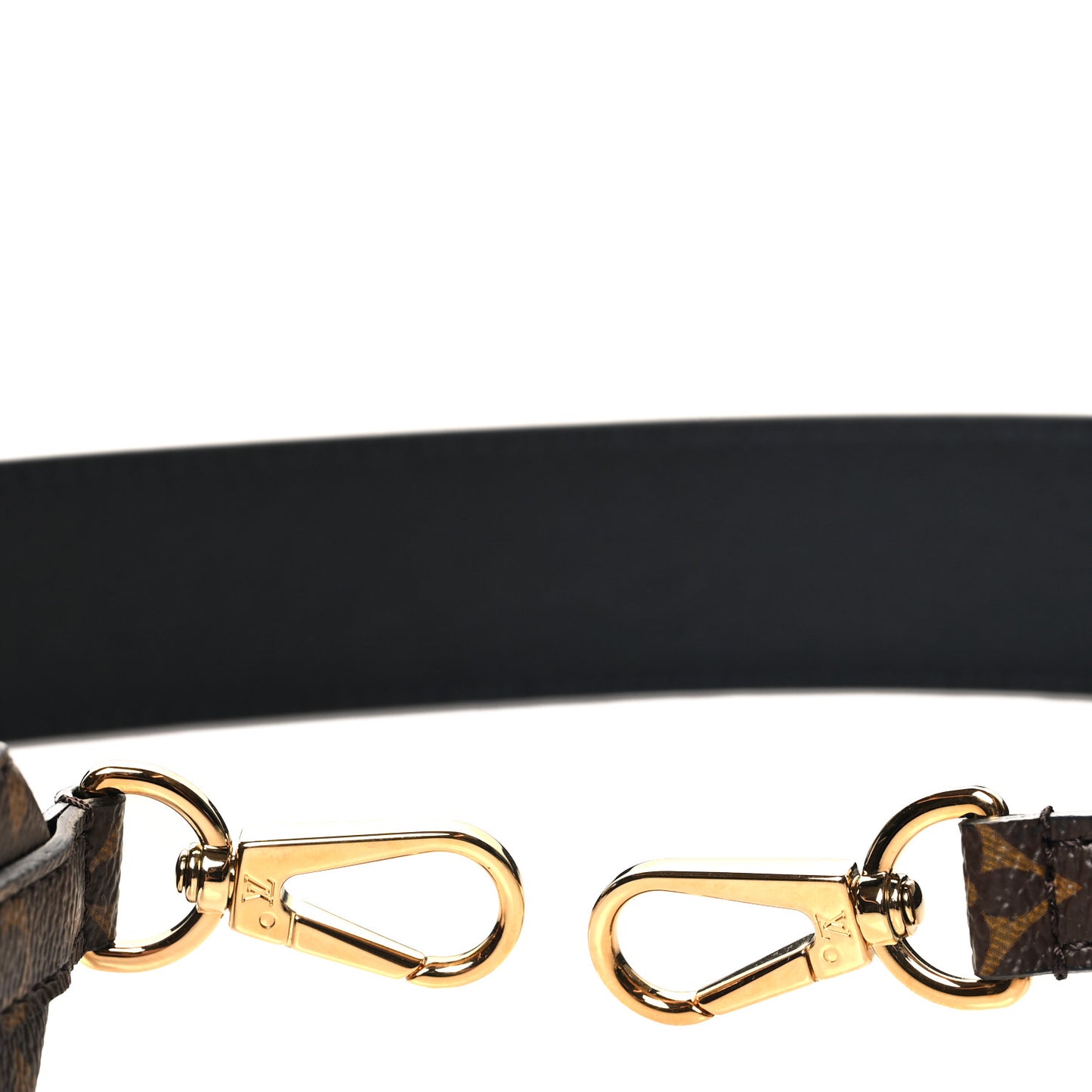 Monogram Bandouliere Shoulder Strap Black