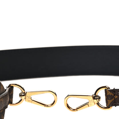 Louis Vuitton Monogram Bandouliere Shoulder Strap Black 3 of 5