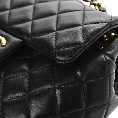 Chanel Lambskin Quilted Mini Urban Spirit Backpack Black 15 of 16