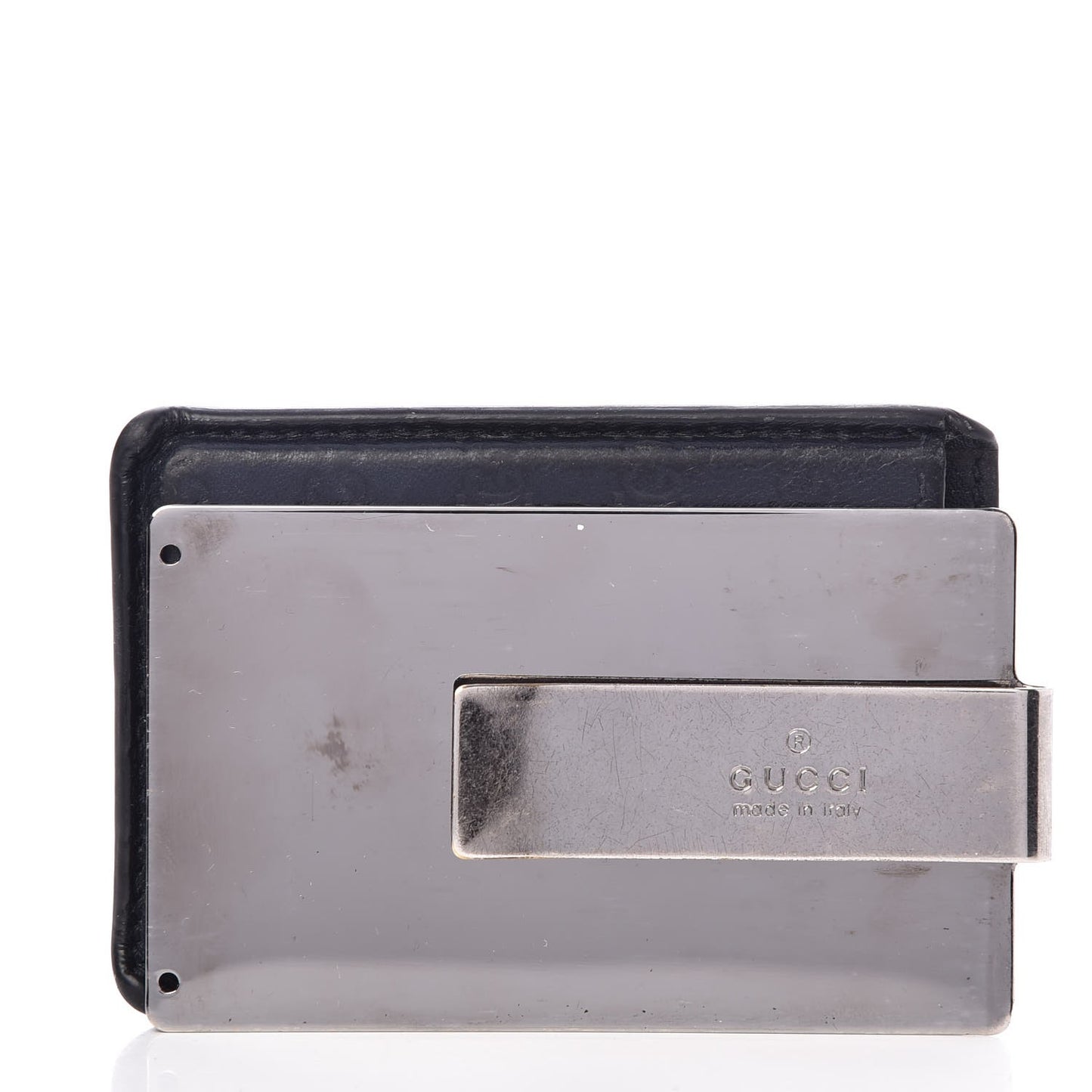 Guccissima Money Clip Navy
