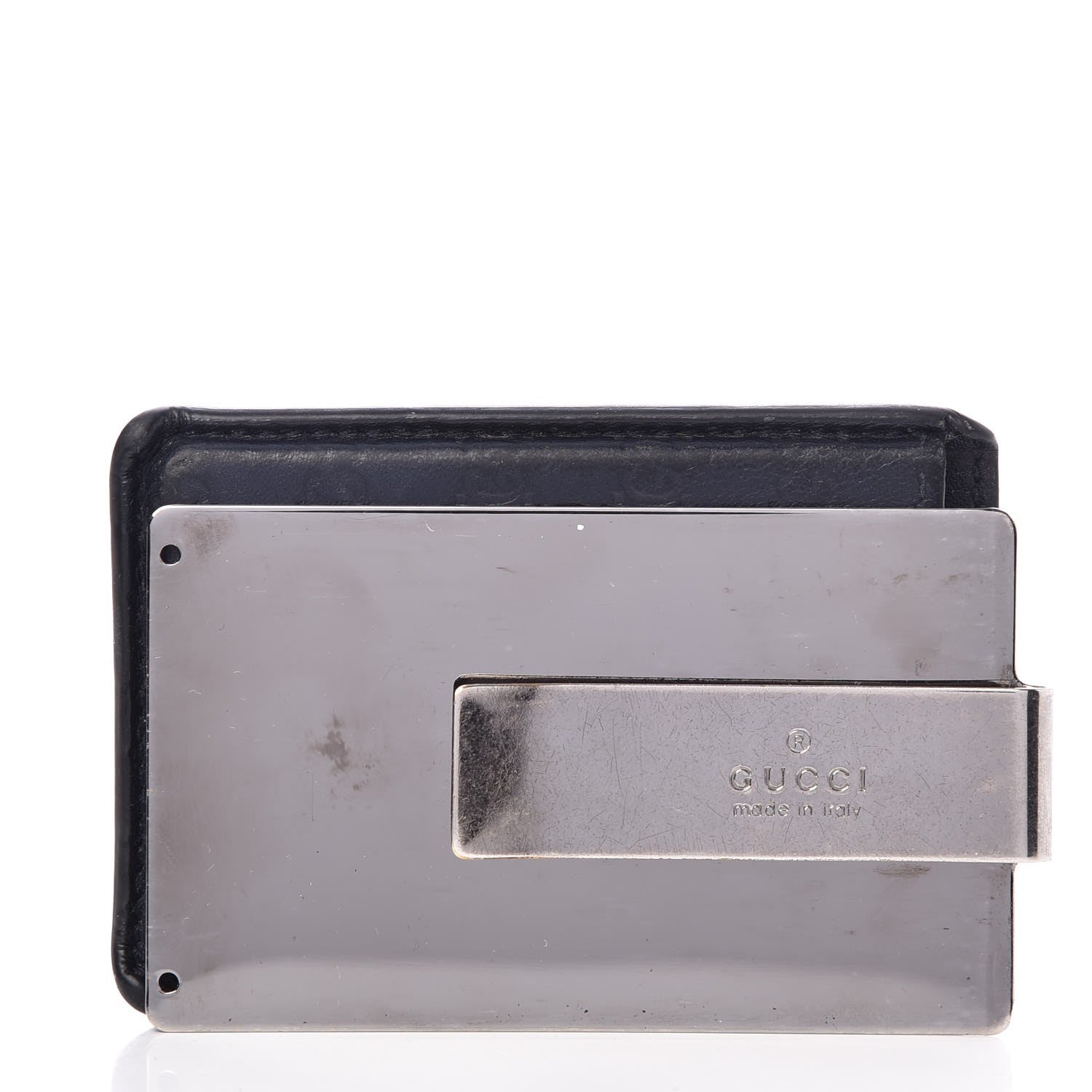 Gucci Guccissima Money Clip Navy 5 of 7