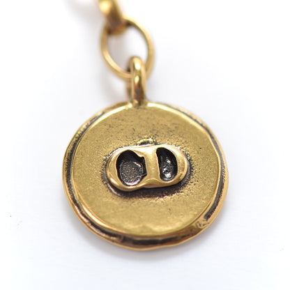 Christian Dior Metal Bee J'Adior Layered Necklace Aged Gold 5 of 6