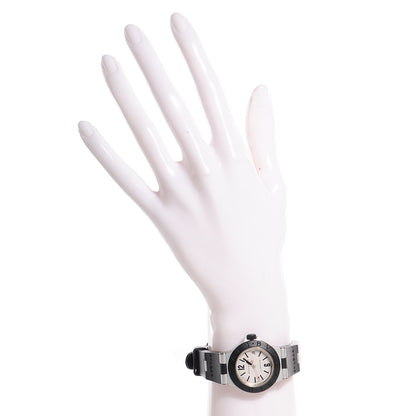 Bulgari Aluminum Rubber 29mm Diagono Quartz Watch 2 of 11